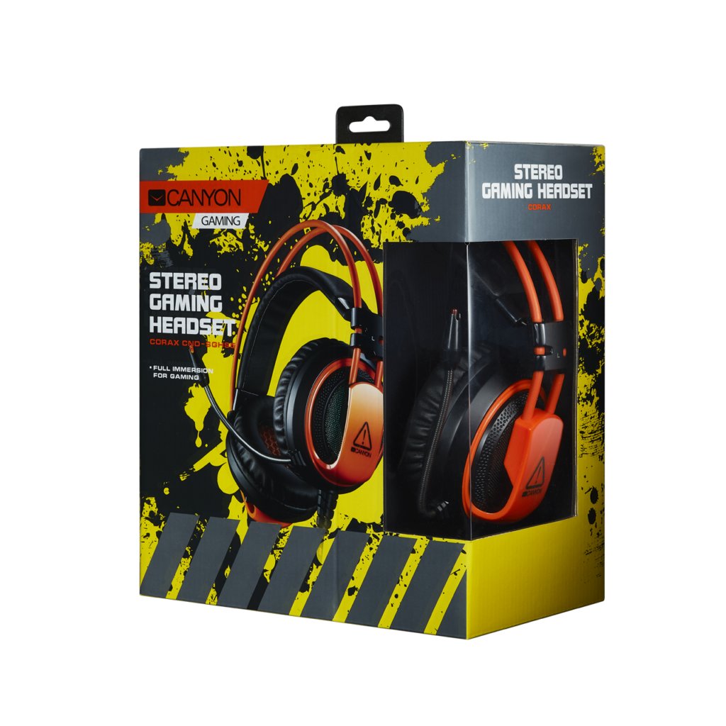 Gaming Headset CORAX GH-5A (CND-SGHS5A) | Canyon Gaming Accessories